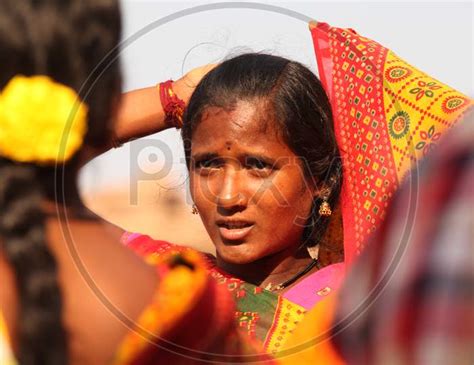 Image Of Elderly Woman In Rural Indian Village Sf755492 Picxy