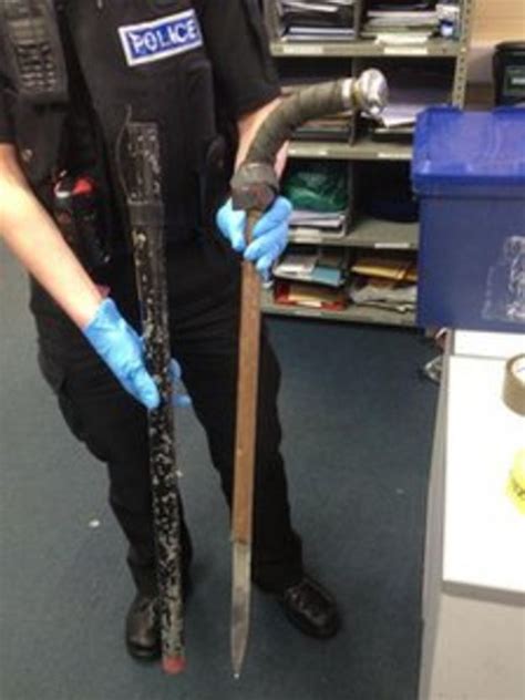 Disguised Sword Belonged To Elderly Derriford Patient Bbc News