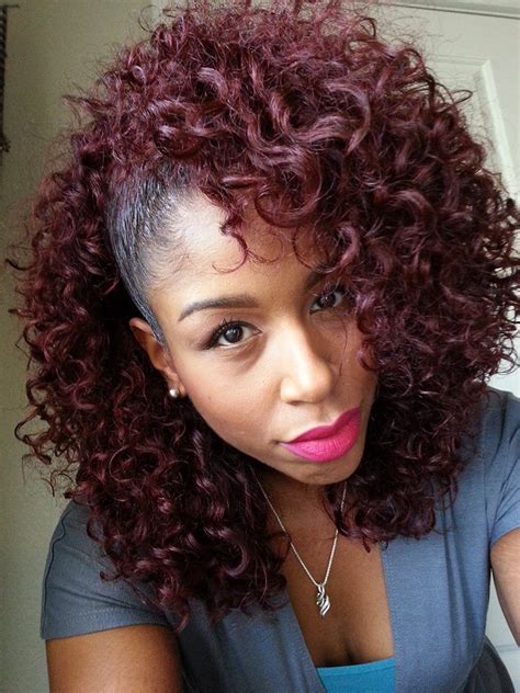 It is commercially available or you can mix it yourself. Natural Burgundy Hair Color for Stylish Women | Health and ...