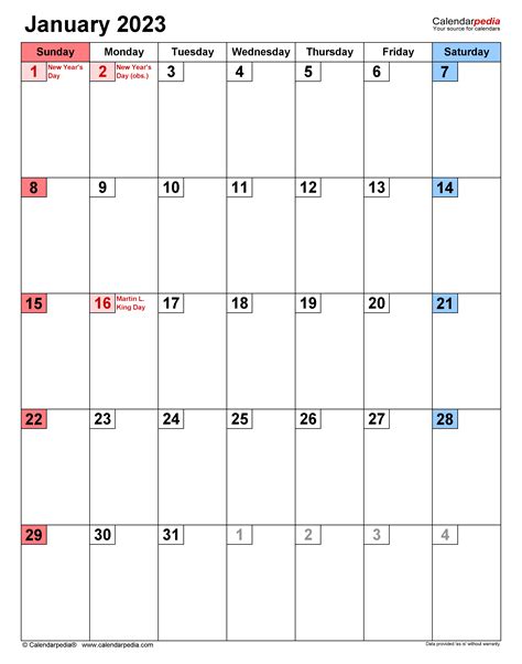 Vertical Monthly Calendar Printable 2023 Printable World Holiday