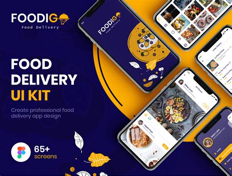 Food Delivery Ui Kit For Figma By Ncodetechnologies Themeforest