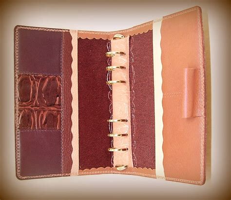 Leather Travelers Notebook Or Ringed Planner Refillable Etsy