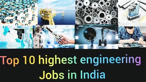 Top 10 Highest Engineering Jobs In India Youtube