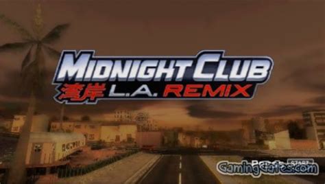 Midnight Club La Remix Usa Psp Iso High Compressed Gaming Gates
