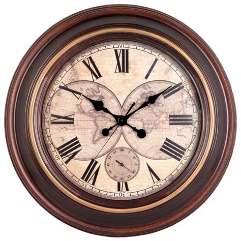 Download Vintage Wall Clock Png Image For Free