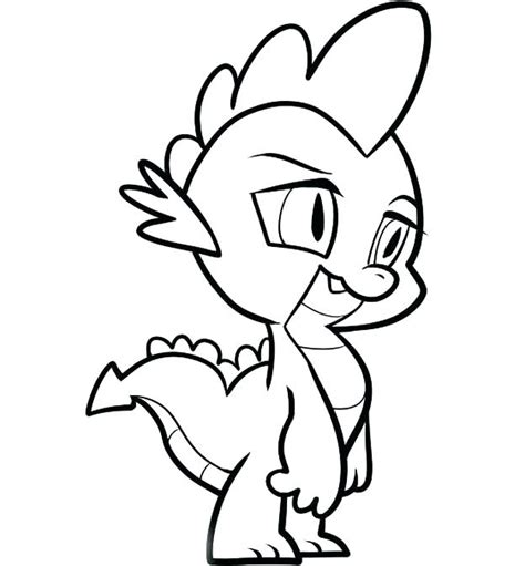 Printable coloring pages for kids. Spike My Little Pony Coloring Page at GetColorings.com ...