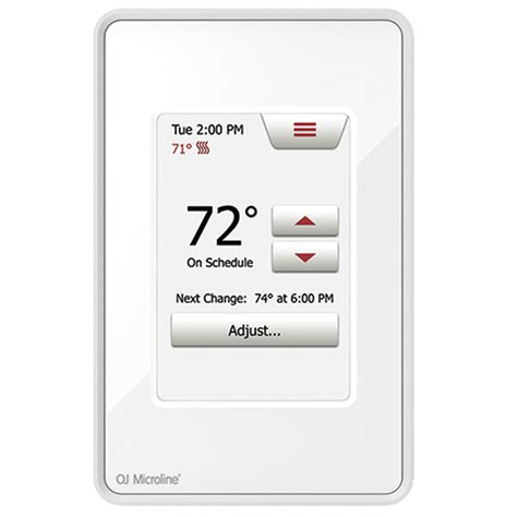 Oj Microline Touch Screen Gfci Protected Thermostat Udg4 4999