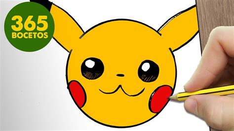 Como Dibujar Pikachu Emoticonos Whatsapp Kawaii Paso A Paso Dibujos B