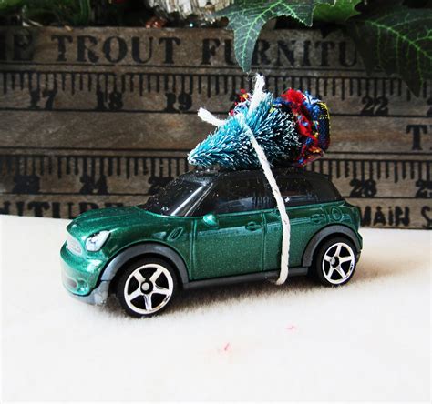 Christmas Tree Ornament Die Cast Car 2011 Mini Cooper Etsy