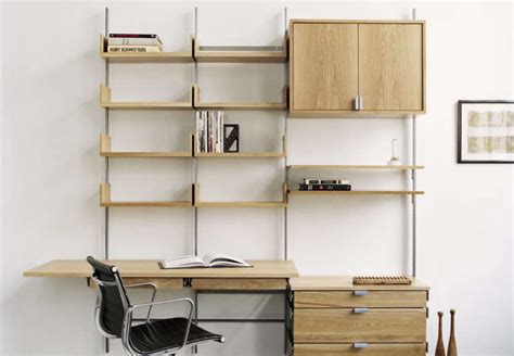 Office Wall Mounted Shelving Systems Wall Design Ideas