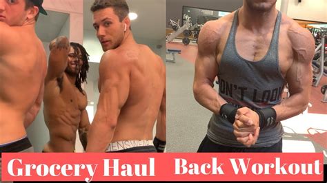 Grocery Haul And Workout With Seth Holbrook And Spence Mcmanus Youtube
