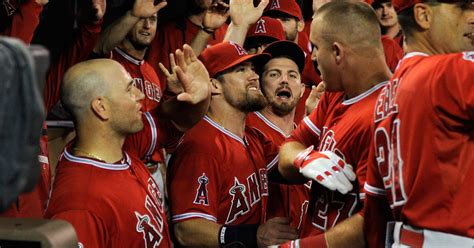 Trout Sets New Career Hr Mark In Angels Win Cbs Los Angeles