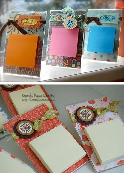 72 Post It Note Crafts Ideas Post It Note Holders Crafts Notes Craft