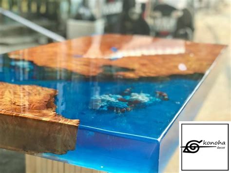 Small tables set congruent 04. Sold out-Epoxy resin transparent coffee table handcrafted ...