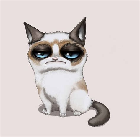 Grumpy Cat By Octopus37 On Deviantart Grumpy Cat Cartoon Grumpy Cat