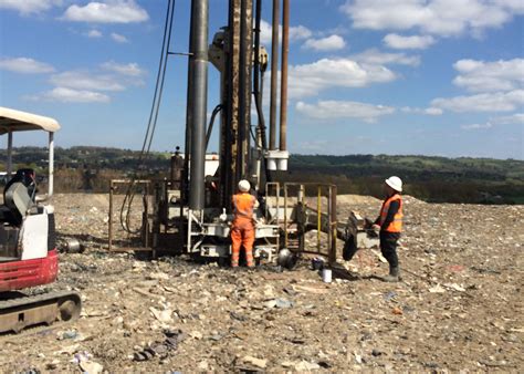 Landfill Gas Well Drilling Swan Environmental Services