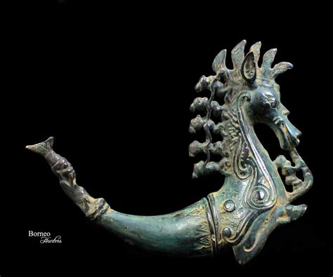 Bronze Sumatran Naga Morsarang From Batak Indonesia Mythological