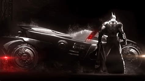 Batmobile Batman Arkham Knight Artwork Wallpaperhd Games Wallpapers4k