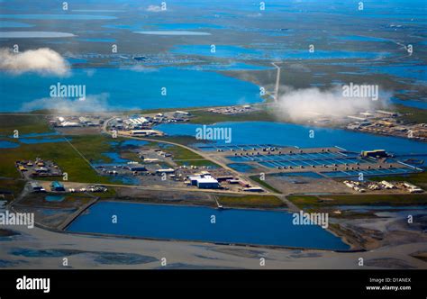 Prudhoe Bay Oil Field On The North Slope Of Alaska The Largest Oil