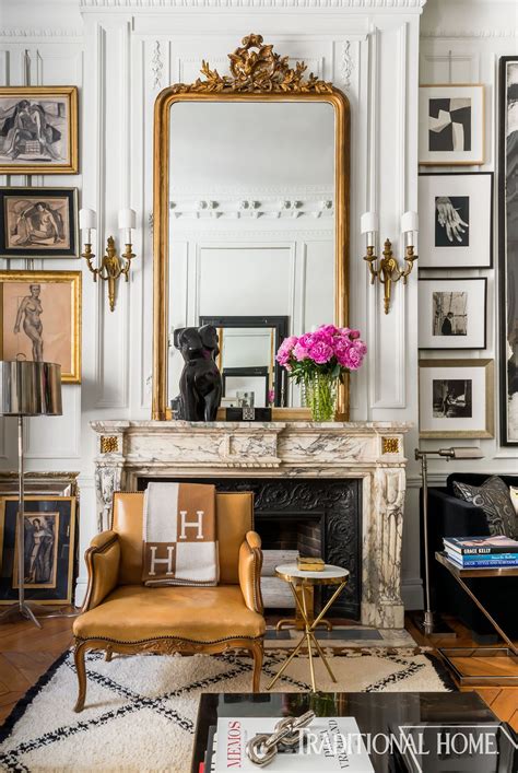 Collected Art And Antiques Lend Authentic Style To An Americans Paris