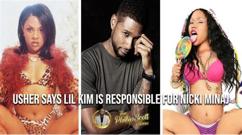 Usher Receives Backlash After Stating Lil Kim Is Responsible For The Career Of Nicki Minaj Youtube