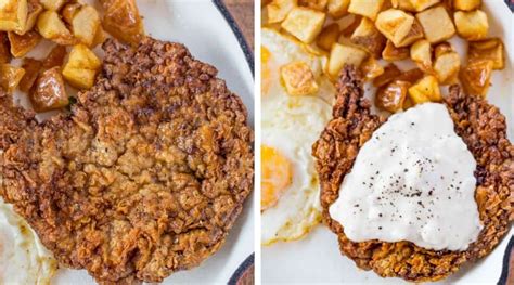 Chicken fried steak is the second breakfast recipe this week i'm posting in an effort to bring breakfast recipes back to the blog and make them easy enough when served for dinner it's classically served with mashed potatoes, green beans, ears of corn or coleslaw. Chicken Fried Steak - Dinner, then Dessert