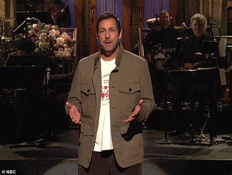 Saturday Night Live Adam Sandler Returns To The Stage After Being