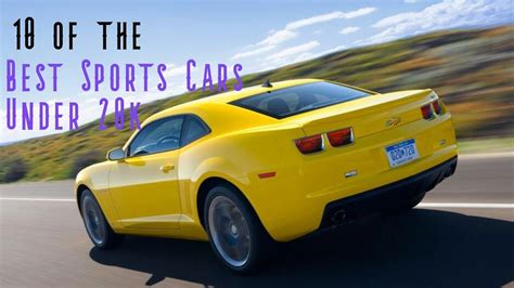 10 Best Used Sports Cars Under 20k Youtube