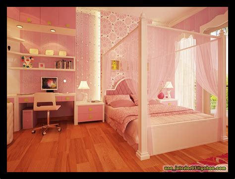 Pink Girls Bedroom By Husna R Ananta At