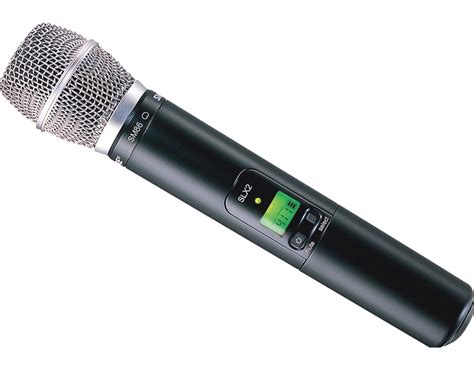 Today, a professional wireless microphone is. Shure SLX24/SM86 Wireless Handheld Microphone System