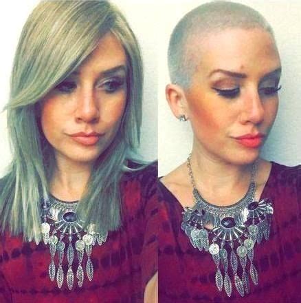 Pin By Kristi Barber On Before And After Bald Girl Bald Women