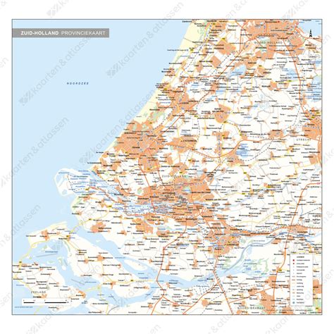 De Kaart Van Zuid Holland Kaart