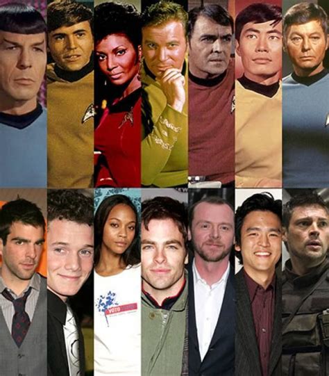 Star Trek Then And Now Yes Chris Pine Star Trek 2009 Star Trek