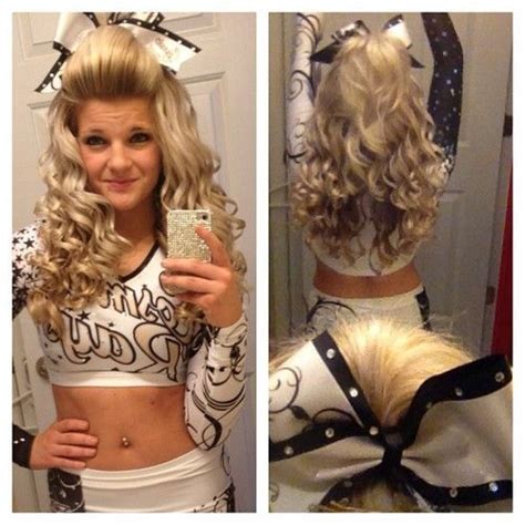 Why Cant My Hair Do This Cheer Hair Cheerleading Hairstyles