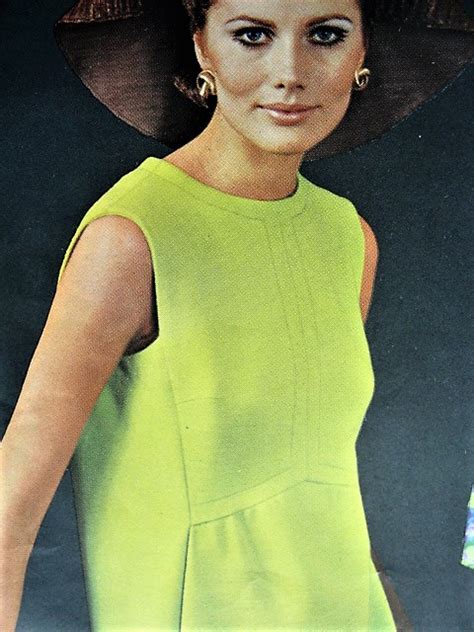 1960s Classy Simonetta Dress Day Or Evening Wear Pattern Vogue