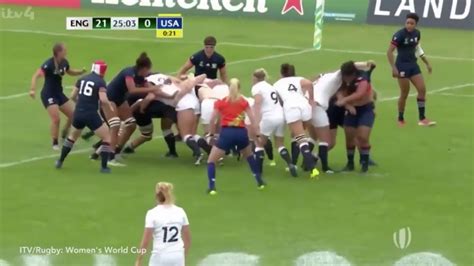 England Women S Rugby Star Exposes Bum And Black Thong Sarah Hunter Youtube