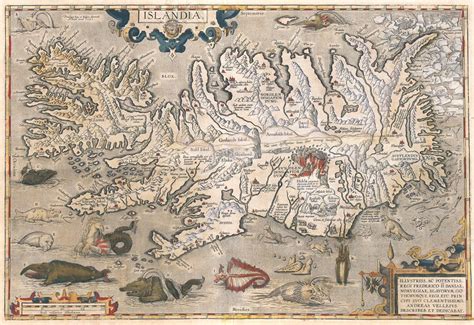 Historic Maps Of Iceland Fine Books And Collections