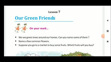 Our Green Friends Lesson 7 Class 3 English West Bengal Board Youtube