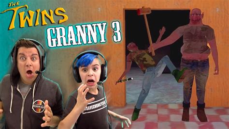 We Beat Granny 3 The Twins Front Door Escape Bob And Buck Fight