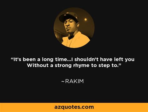 Disso Dio It Been A Long Time Shouldn Have Left You Rakim