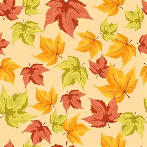 Autumn Leaves Seamless Pattern Autumn Leaves Seamless Patterns Seamless