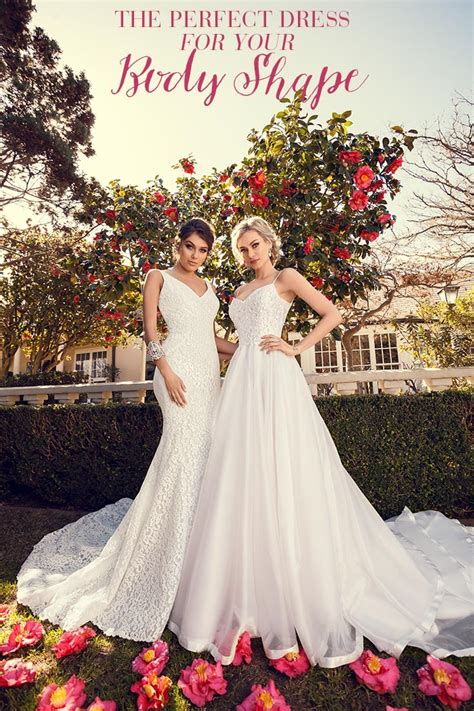 Choose a wedding dress that will put focus on your upper body and toward your face. How to Choose the Perfect Wedding Dress for Your Body Type ...