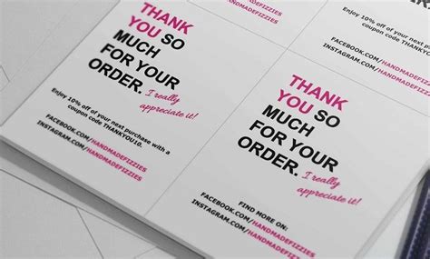 We would love to hear it in the. Thank You For Your Purchase Label Template / How To Create Package Inserts That Work Blog ...