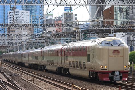 Japan freight railway company (jr freight) (日本貨物鉄道 (jr貨物)). JR西日本 285系0番台 I3編成 + 285系3000番台 I4編成 " サンライズ ...