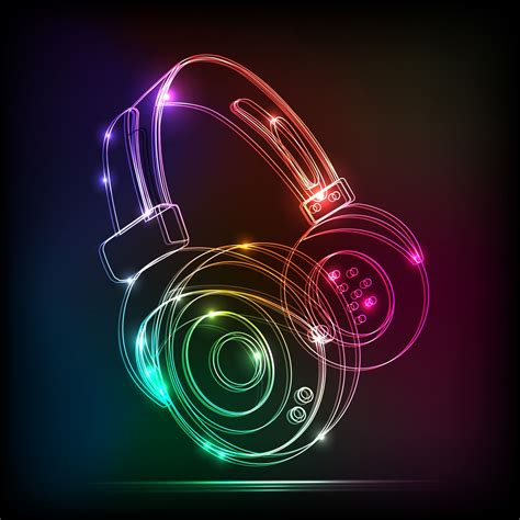 Cool Headphone Headphones Art Music Images Grunge Music