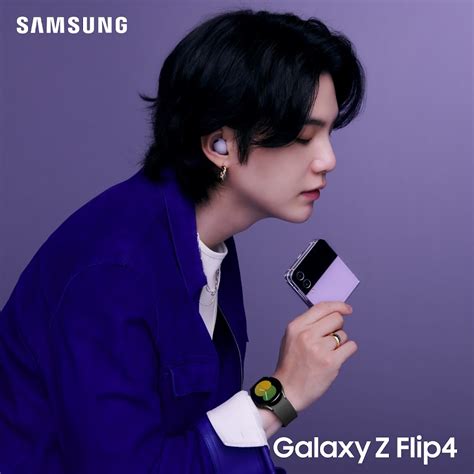 Samsung Unveils New Hd Photos Featuring Bts And The New Galaxy Z Flip4