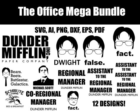 47+ Dwight Schrute Svg Free PNG Free SVG files | Silhouette and Cricut