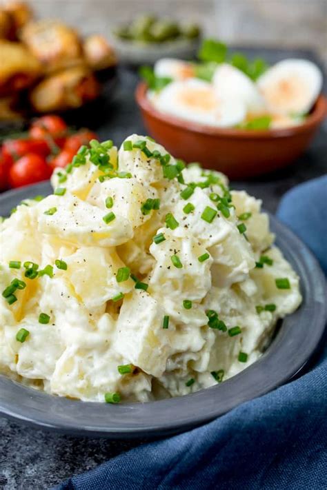 Easy Creamy Potato Salad Nicky S Kitchen Sanctuary