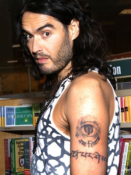 Russell Brand Shoulder Tattoos Russell Brand Brand Old Tattoos