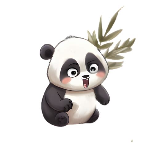Panda Pals Cute Cartoon Panda Illustration 23841808 Png